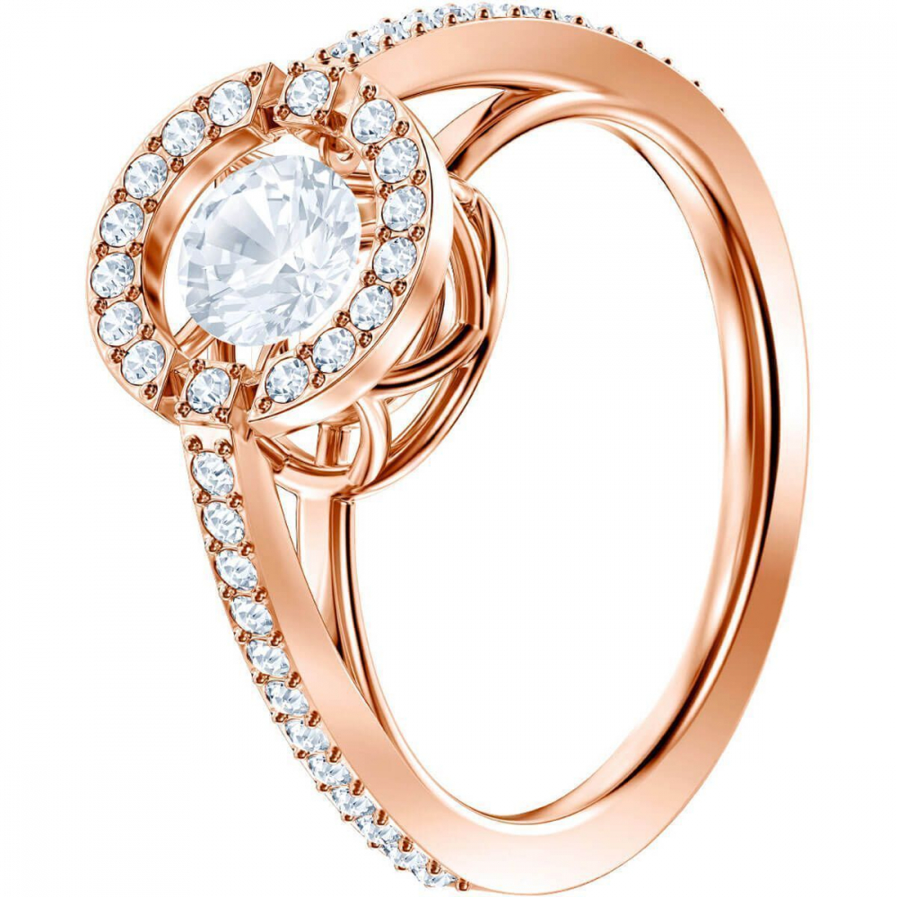 Swarovski sparkling dance round ring sale