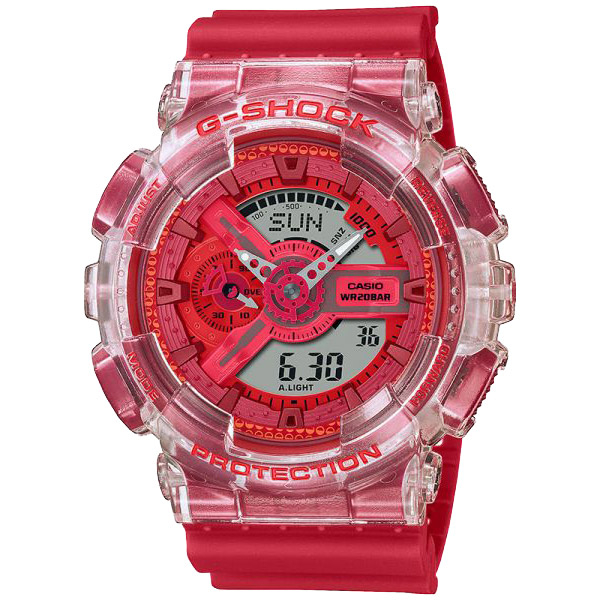 Red colour g shock deals