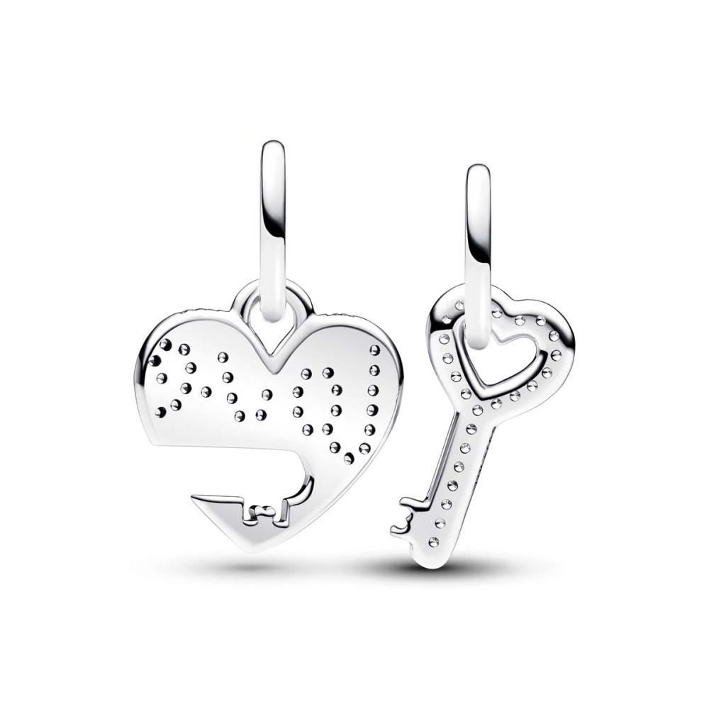 Pandora Charm Love heart and key 793081C01
