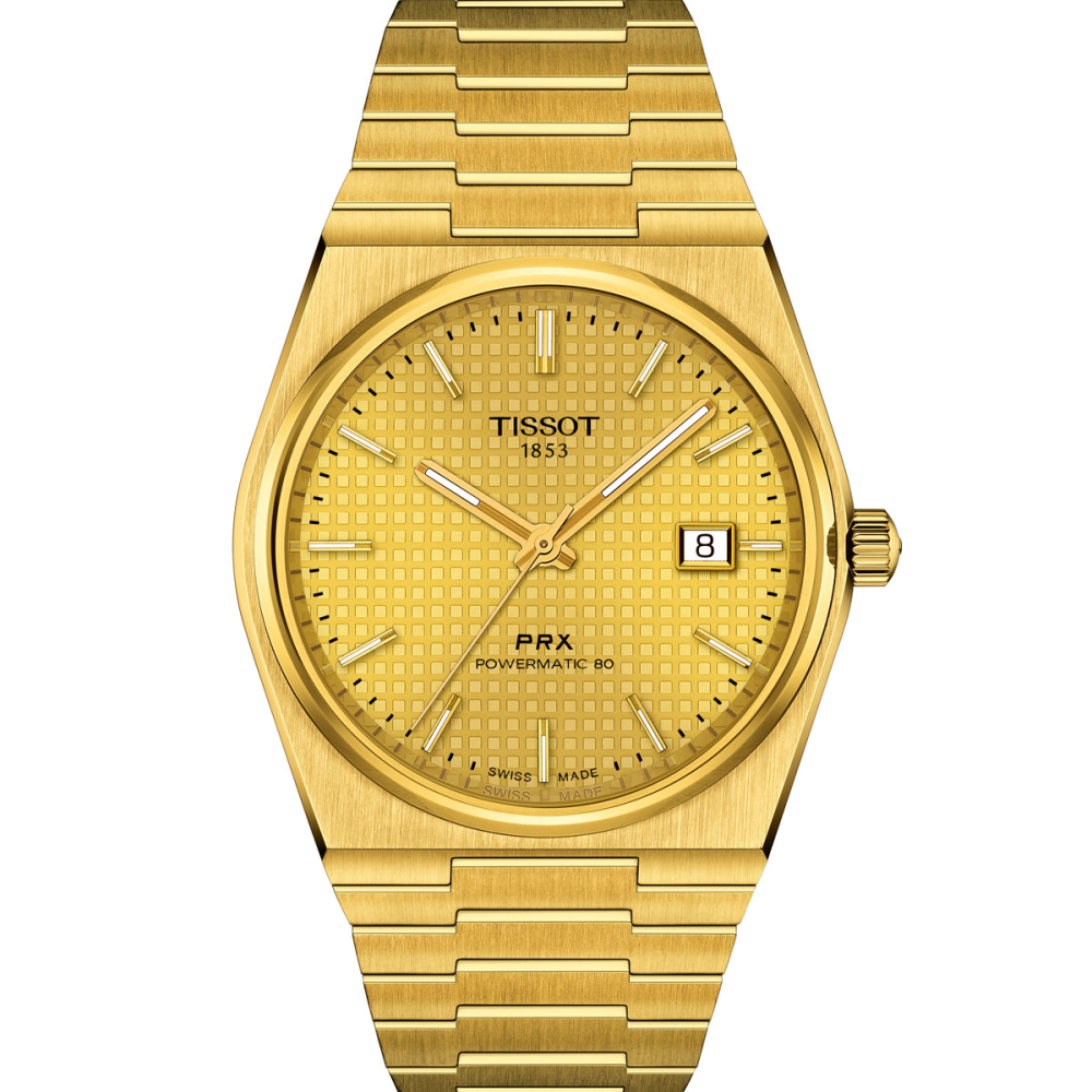 Tissot powermatic 80 best sale gold